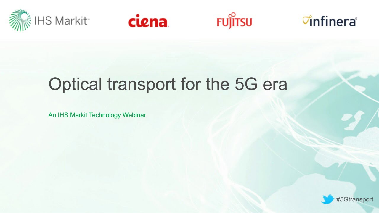 Optical Transport for the 5G Era