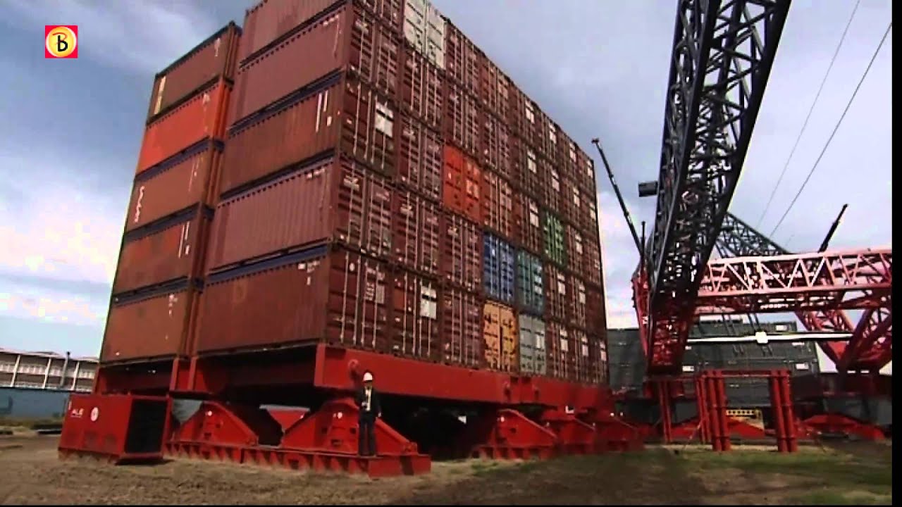 Grootste hijskraan ter wereld getest in Oosterhout