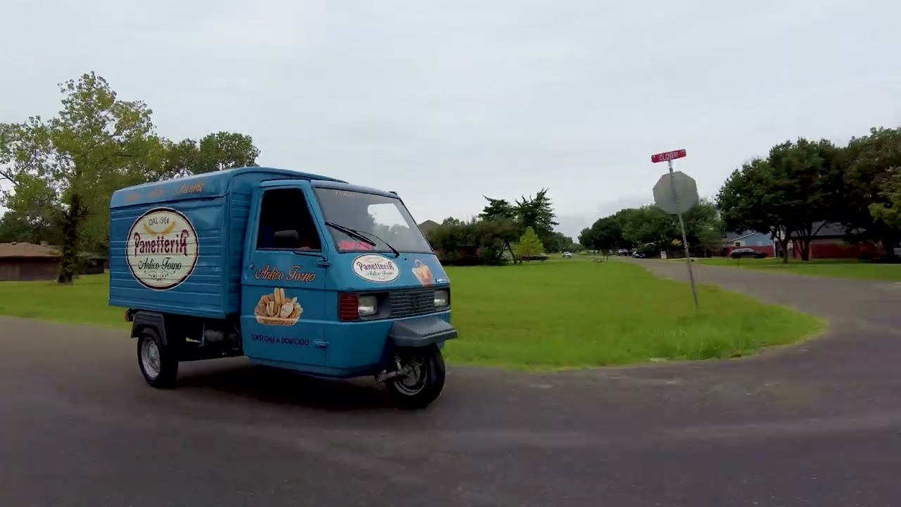 piaggio ape 703 test drive in usa. for sale