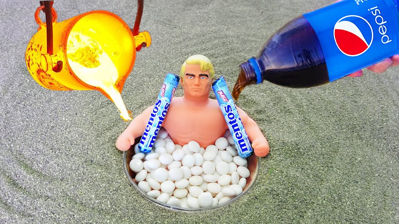 Эксперимент: Армстронг против Лавы Пепси и Ментоса в норе