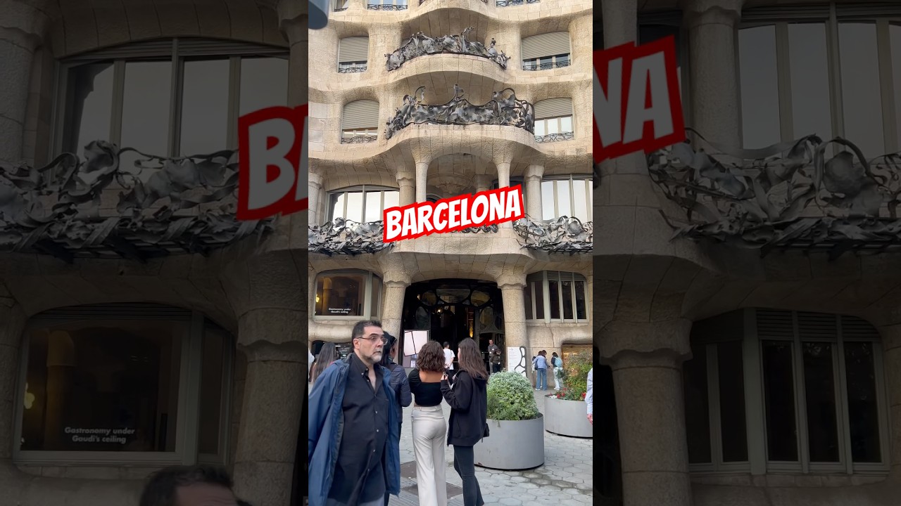 La pedrera Barcelona 🇪🇸🇪🇸❤️❤️