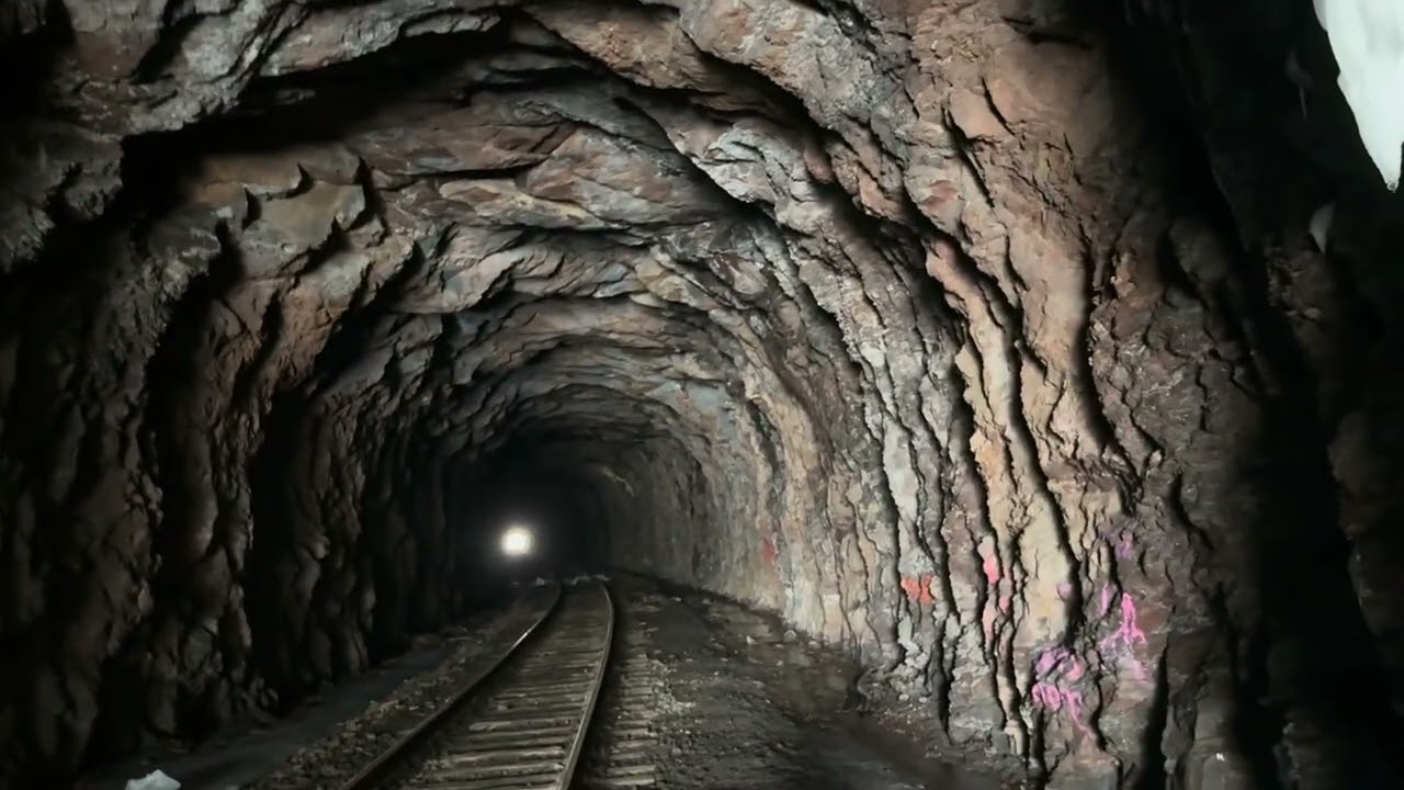 Perkasie PA  railroad and trolley tunnels, February 2026