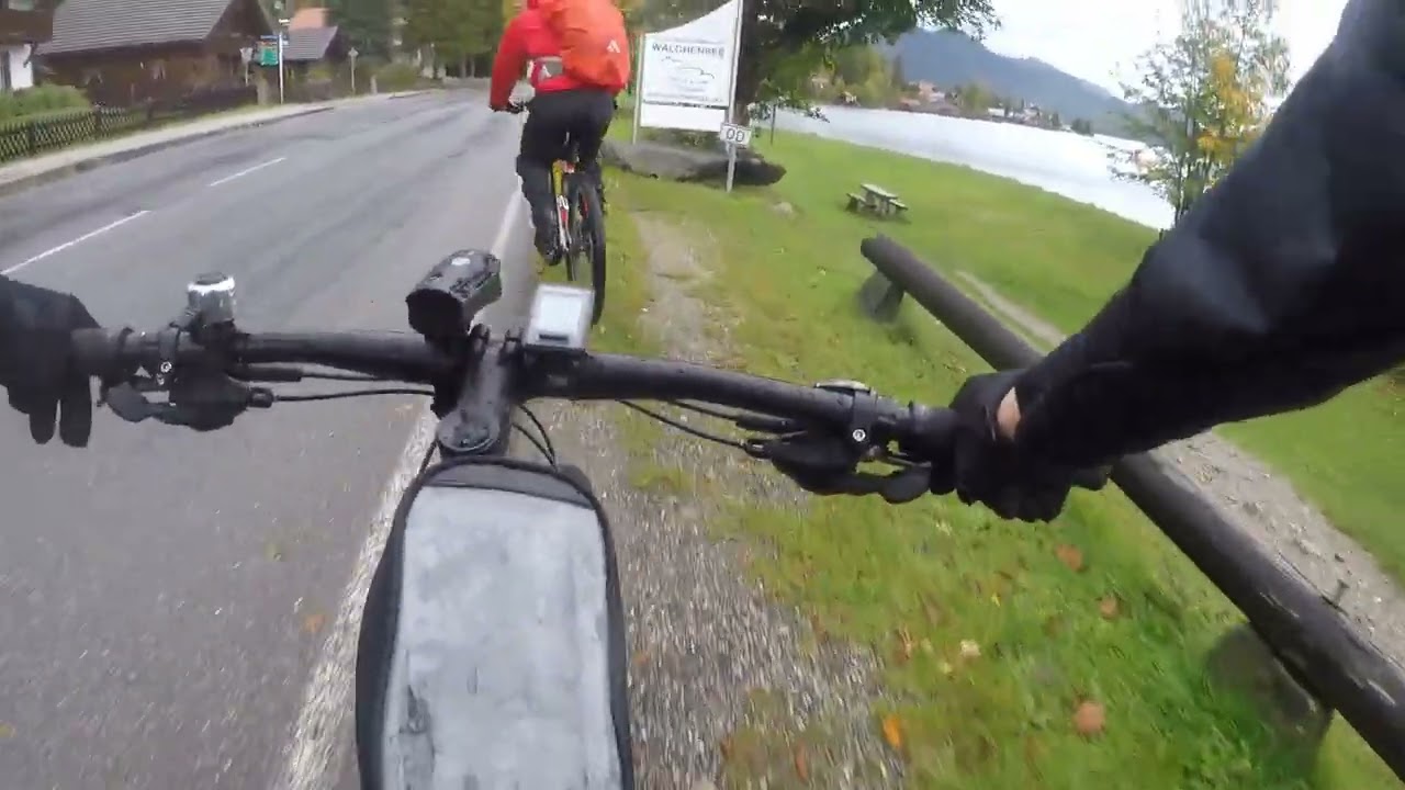 Mountainbike Tour Walchensee Umrundung von Krün 05.Oktober 2019