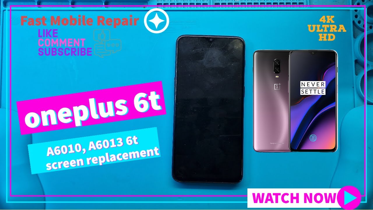 oneplus 6T screen replacement 4K Ultra HD 7/3/2023 #repair #oneplus #oneplus6t