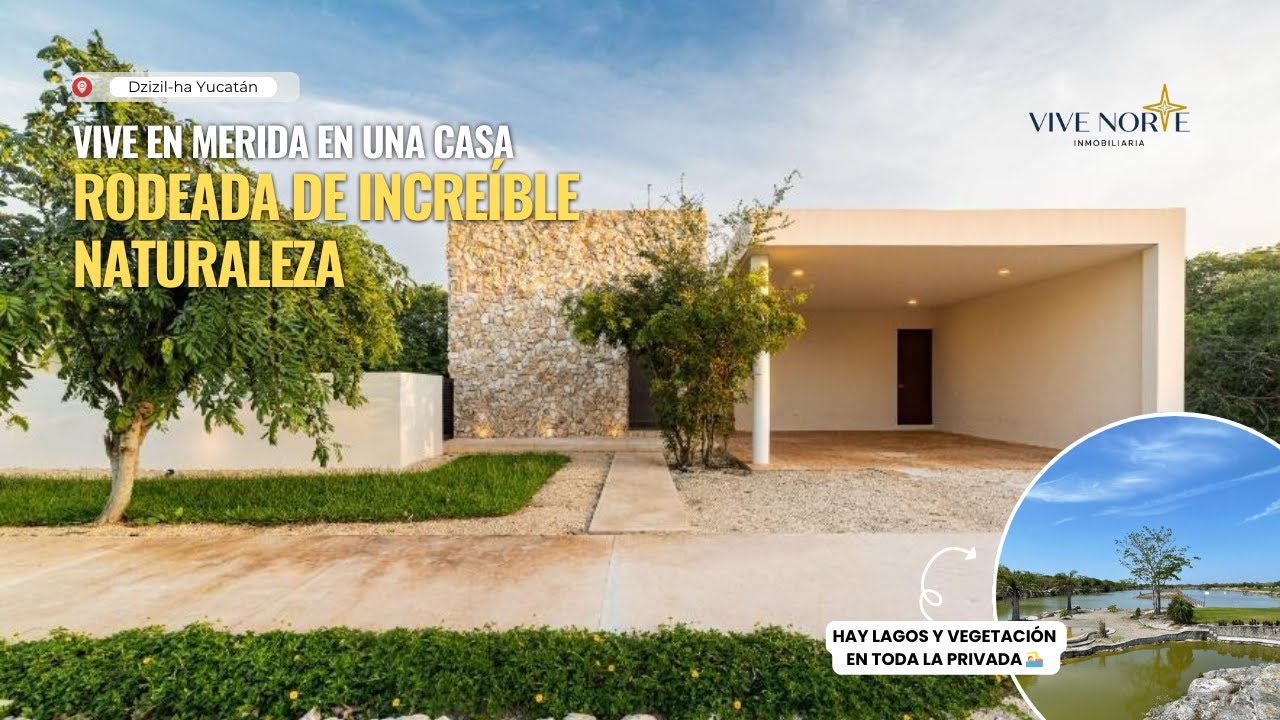 VIVE EN MÉRIDA EN UNA CASA RODEADA DE INCREIBLE NATURALEZA 🌳 | Dzdizil Há, Mérida