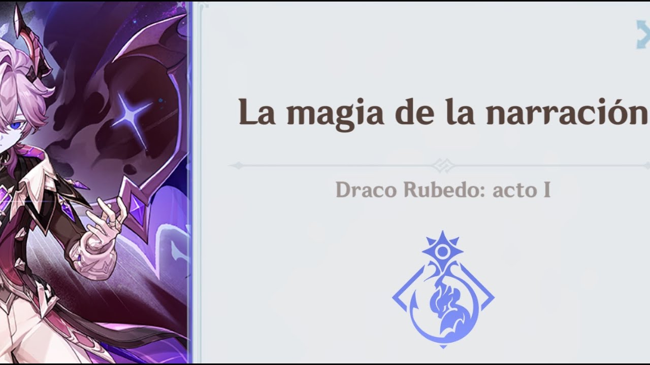 Genshin Impact Luna 3 / Draco Rubedo / Revelacion bajo las estrellas / Magia Chispeante