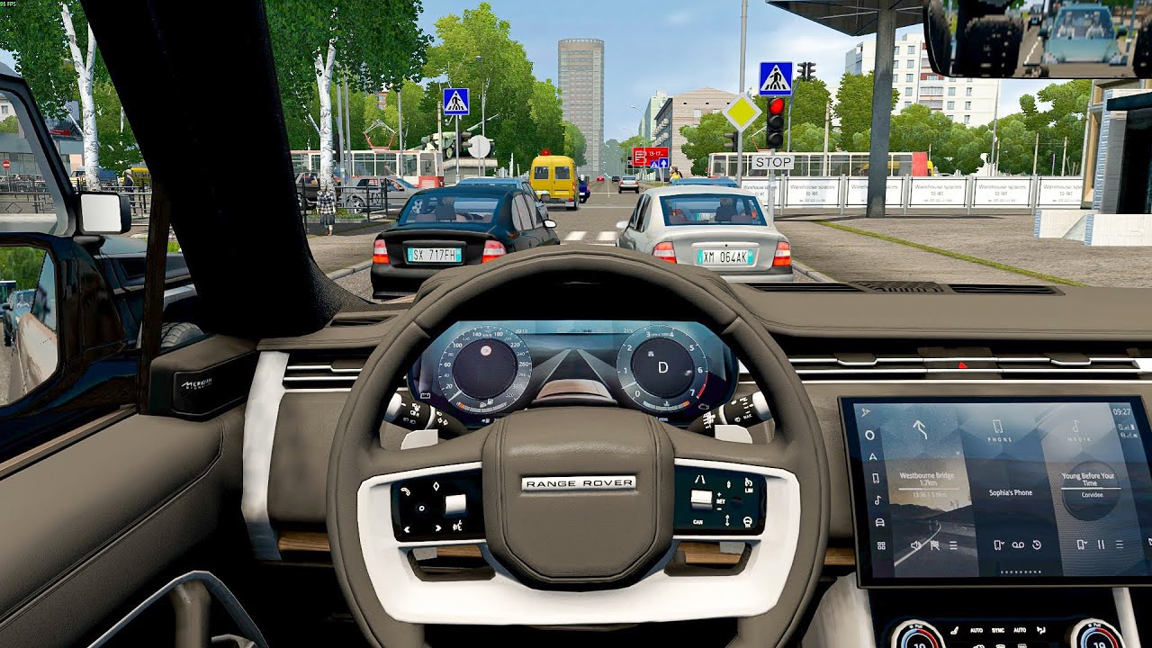 City Car Driving - Range Rover Autobiography P400 | Fast Driving