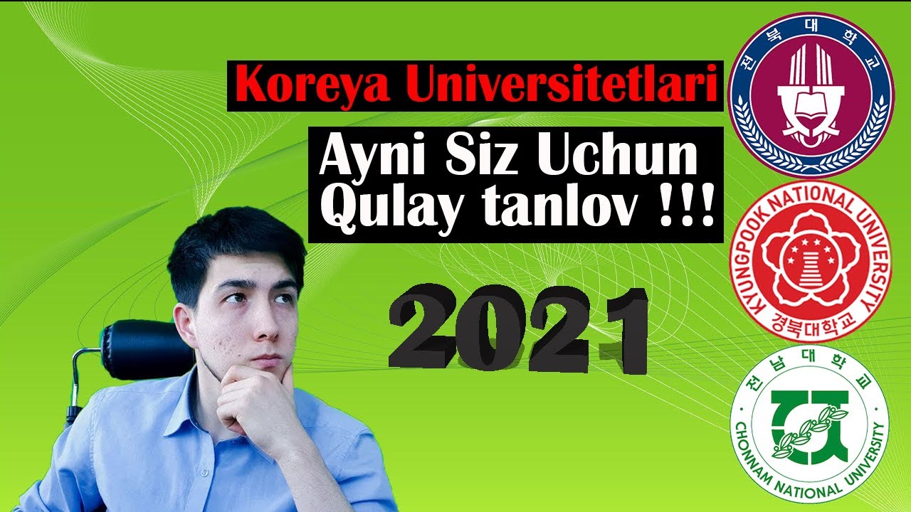 Koreyaning Arzon va Nufuzli  3 Universitetlari (2021)