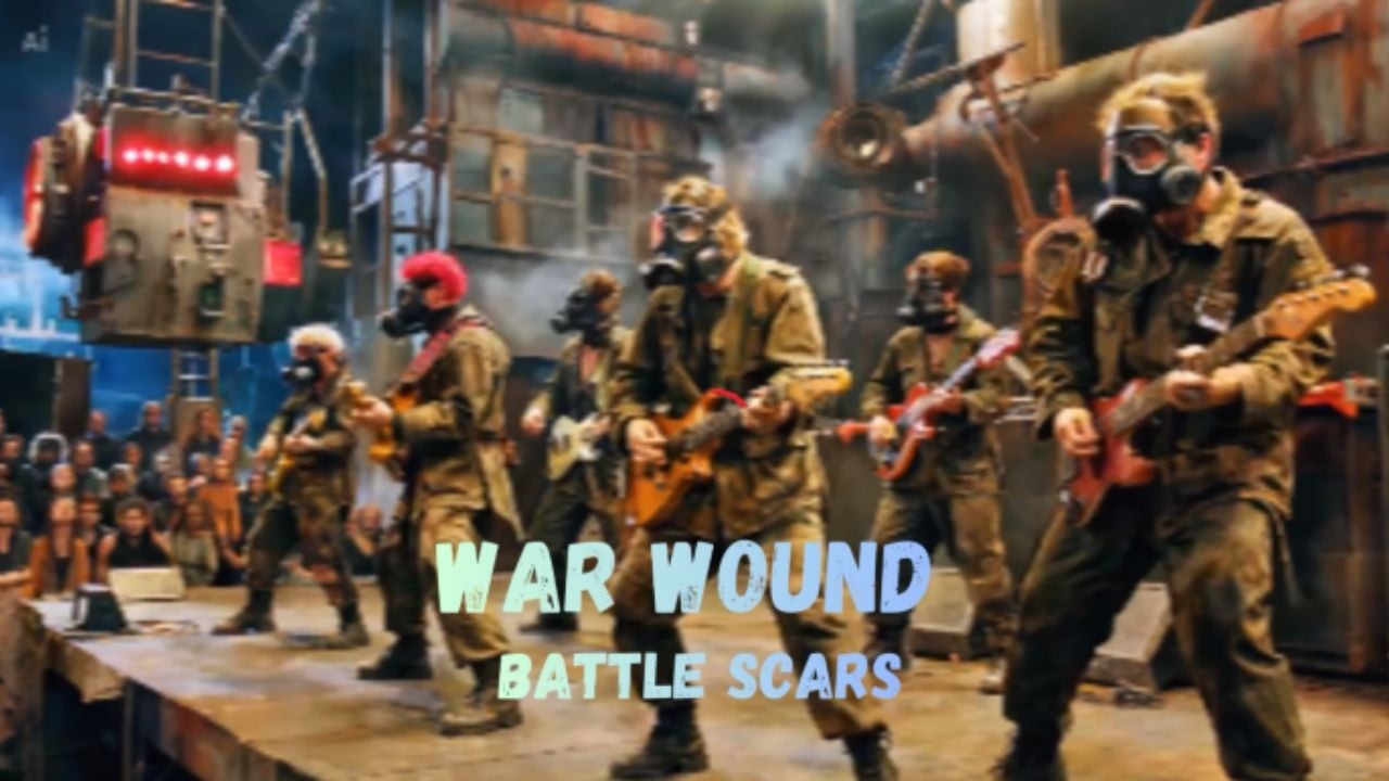 War Wound-Battle Scars. Aggressive Heavy metal battle combat music Industrial metal crossover.