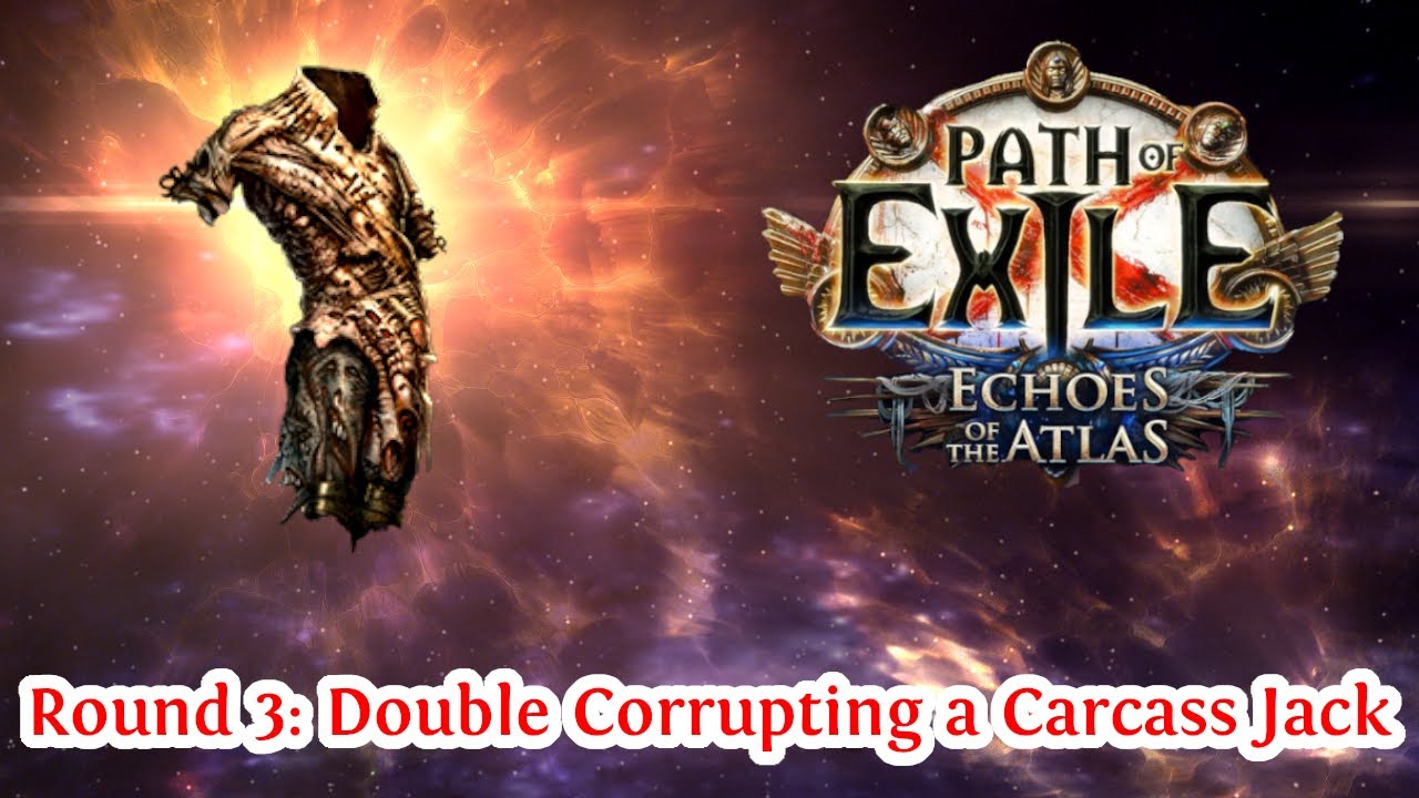 PATH OF EXILE 3.13 - DOUBLE CORRUPTING MY 6-LINK CARCASS JACK (+BONUS T3 SACRIFICE ROOM)!!