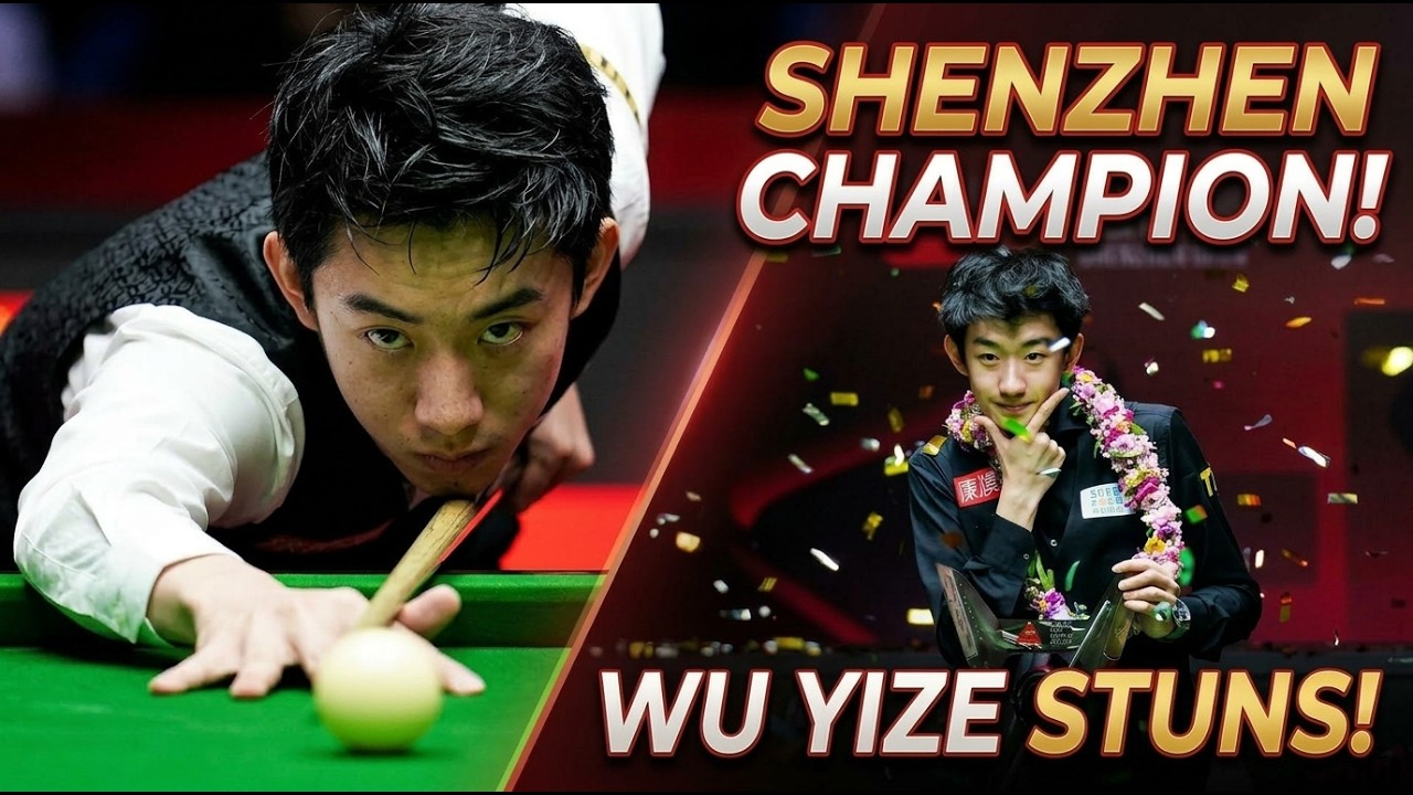 ABSOLUTELY BRILLIANT! Wu Yize Completes a Stunning Run to the Shenzhen Open Title! Best Shots!