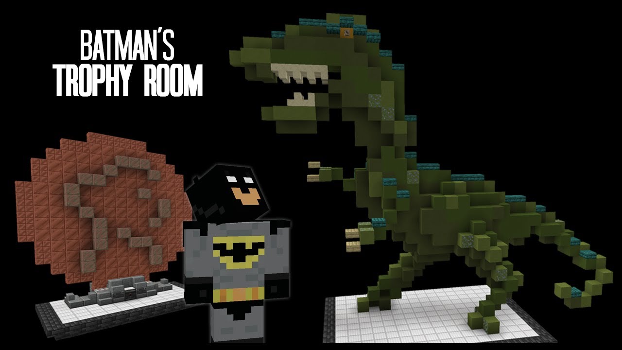 Minecraft Batman: T-Rex & Giant Penny Build │ Batcave Mega Build │ Minecraft Vanilla Survival