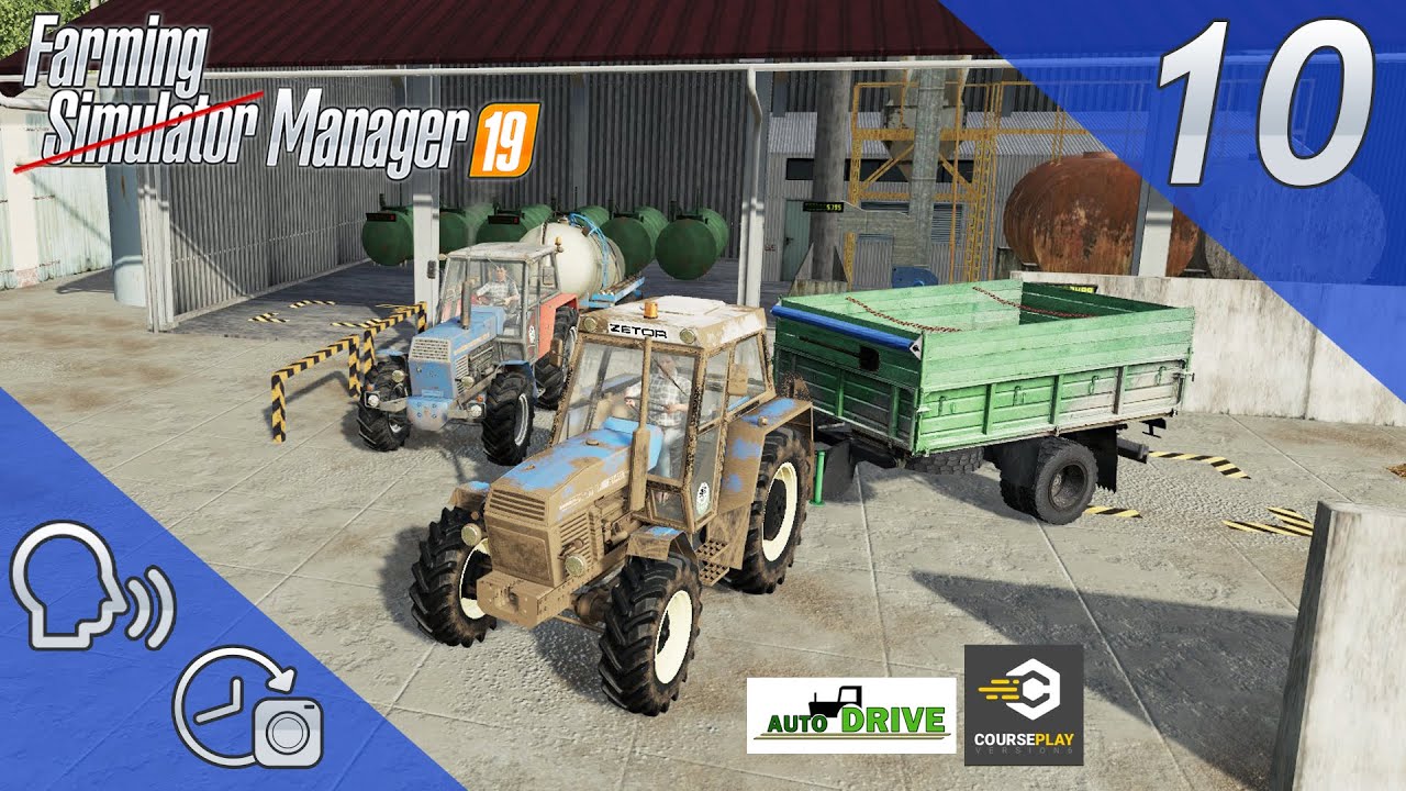 FARMING MANAGER #10 |PRVNÍ ZISKY A MÁLEM UTOPENÝ TRAKTOR | FS19 CZ | CZ Let's Play + Timelapse