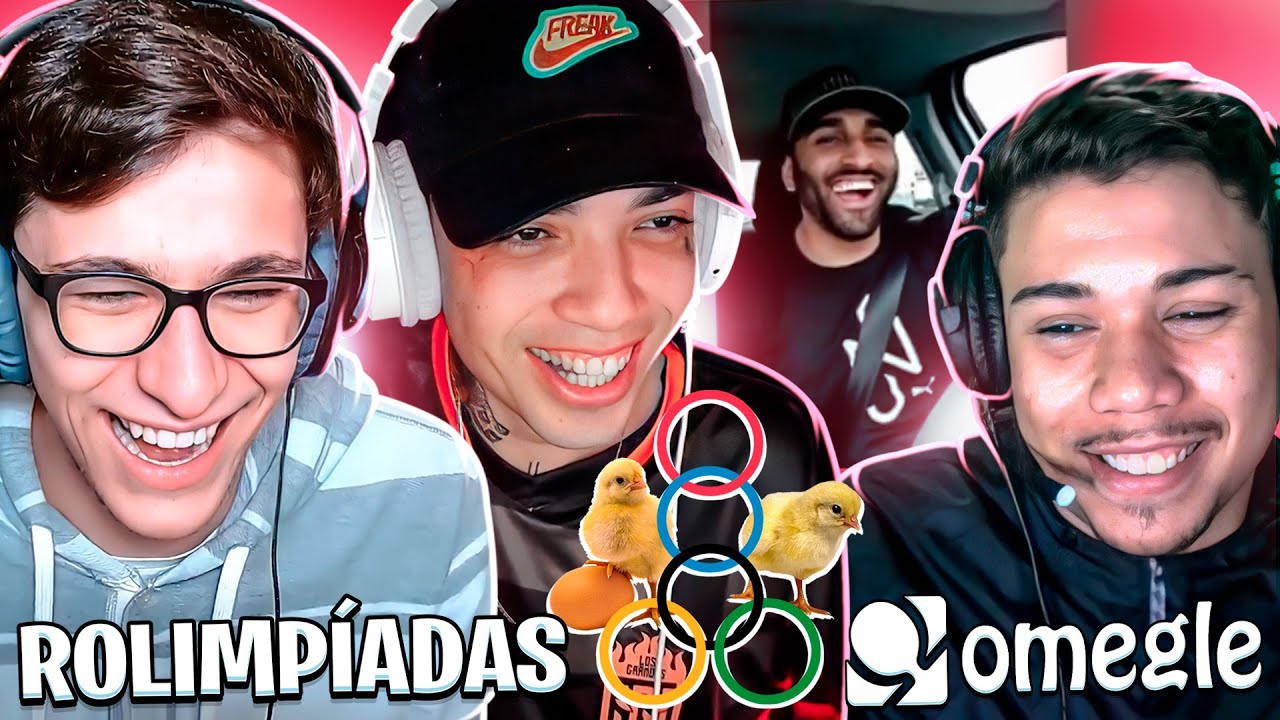 A ROLÍMPIADA MAIS DOENTE DE TODAS | ft. ALEATORIAMENTE E PSIU | OMEGLE