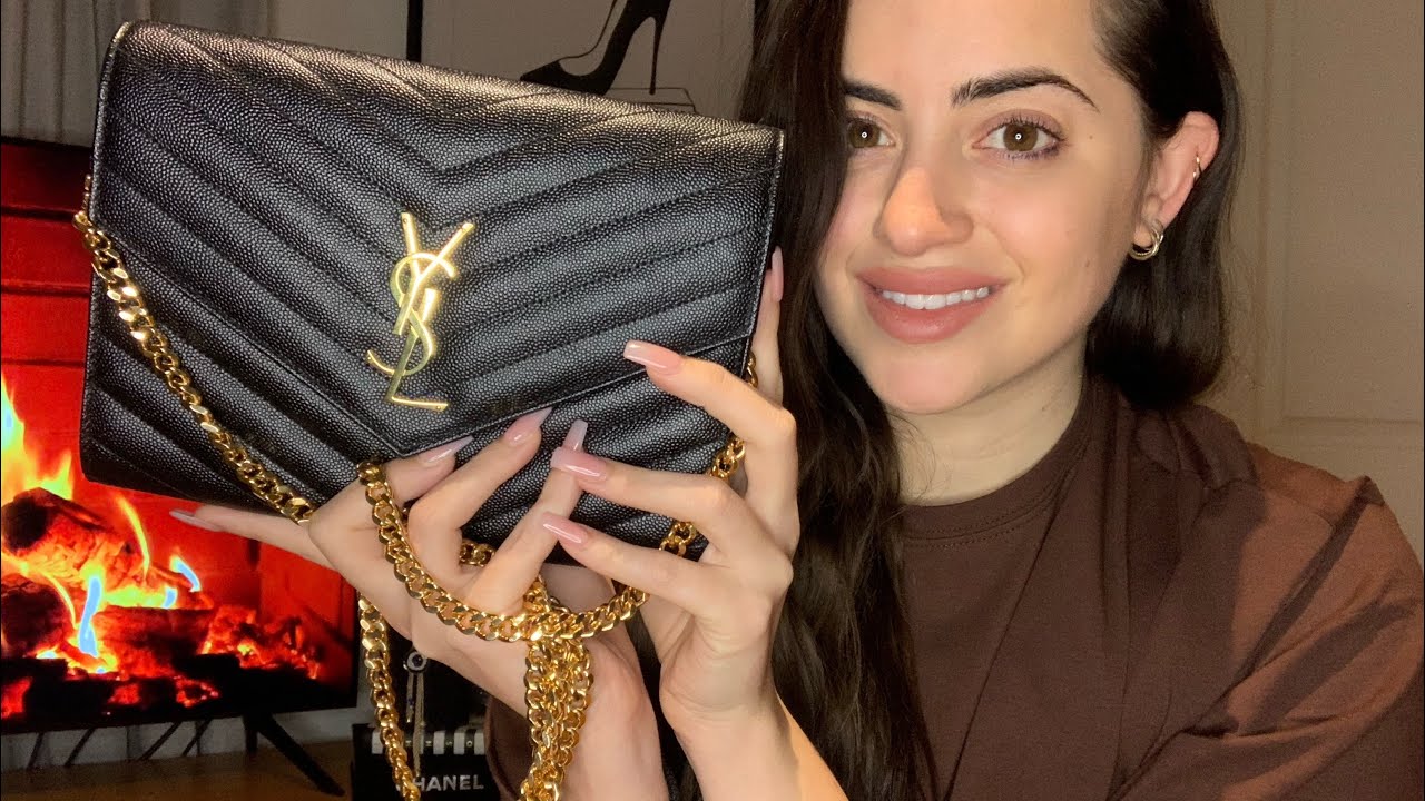 SAINT LAURENT MONOGRAM CLUTCH | How to convert into a YSL shoulder bag! I saved myself over $1000 🤫