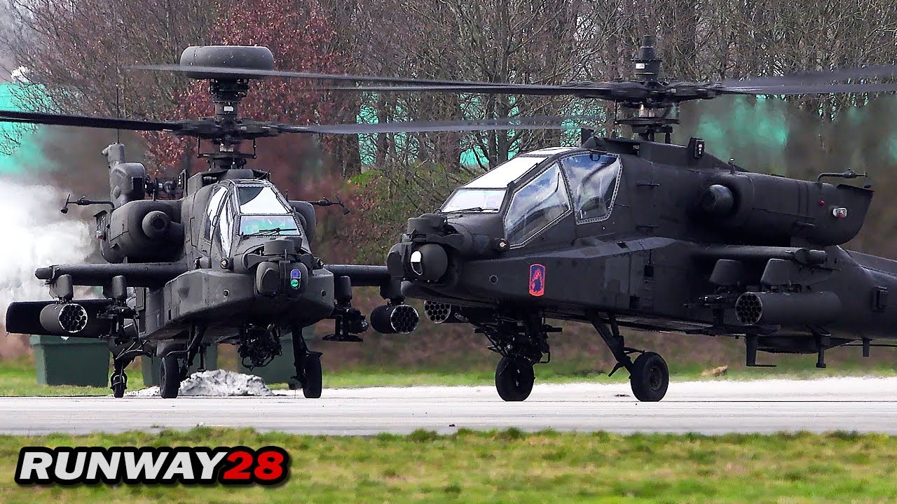 US Army 12CAB Apaches Training at Gilze-Rijen - Warlords in the Netherlands