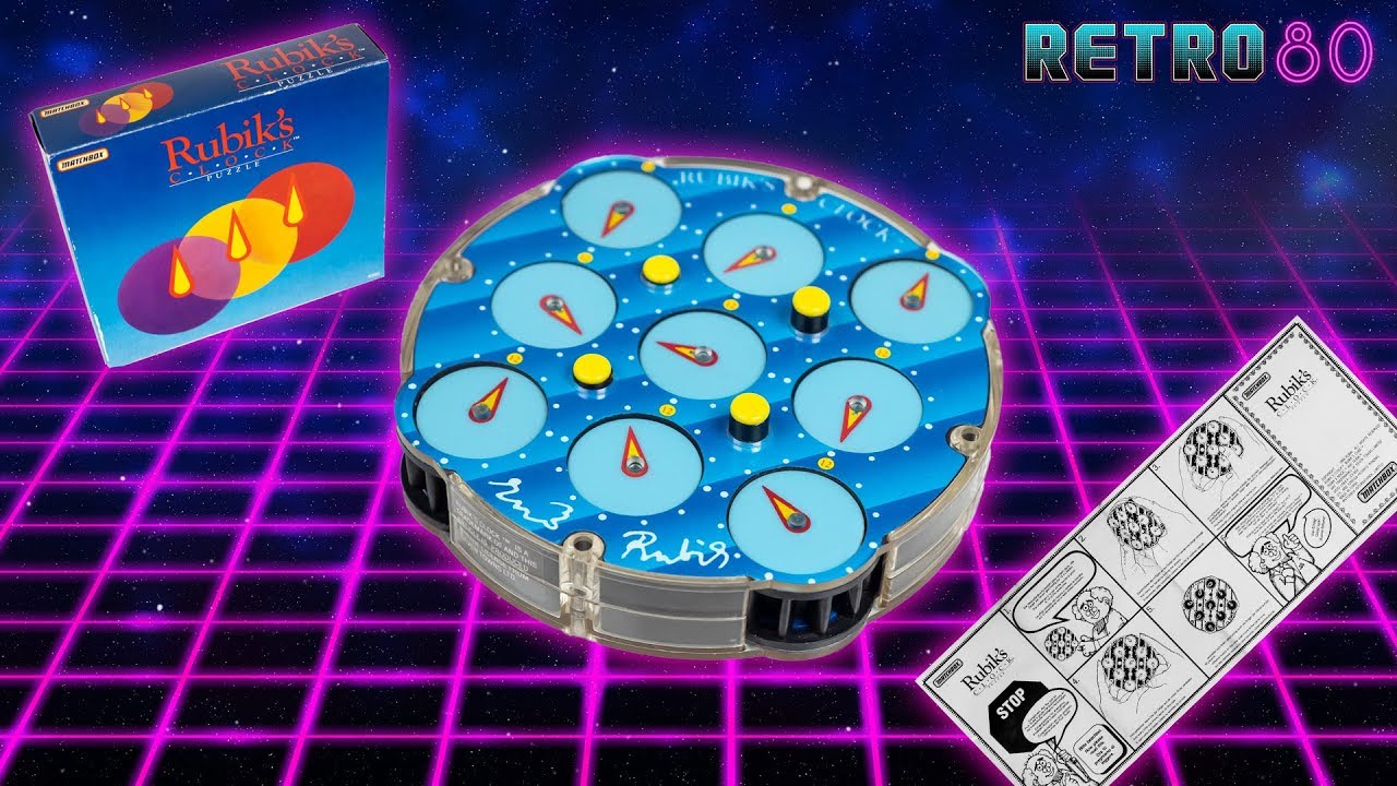 Retro80 #14 🧩 Rubiks Clock / Uhr Puzzle l&ouml;sen