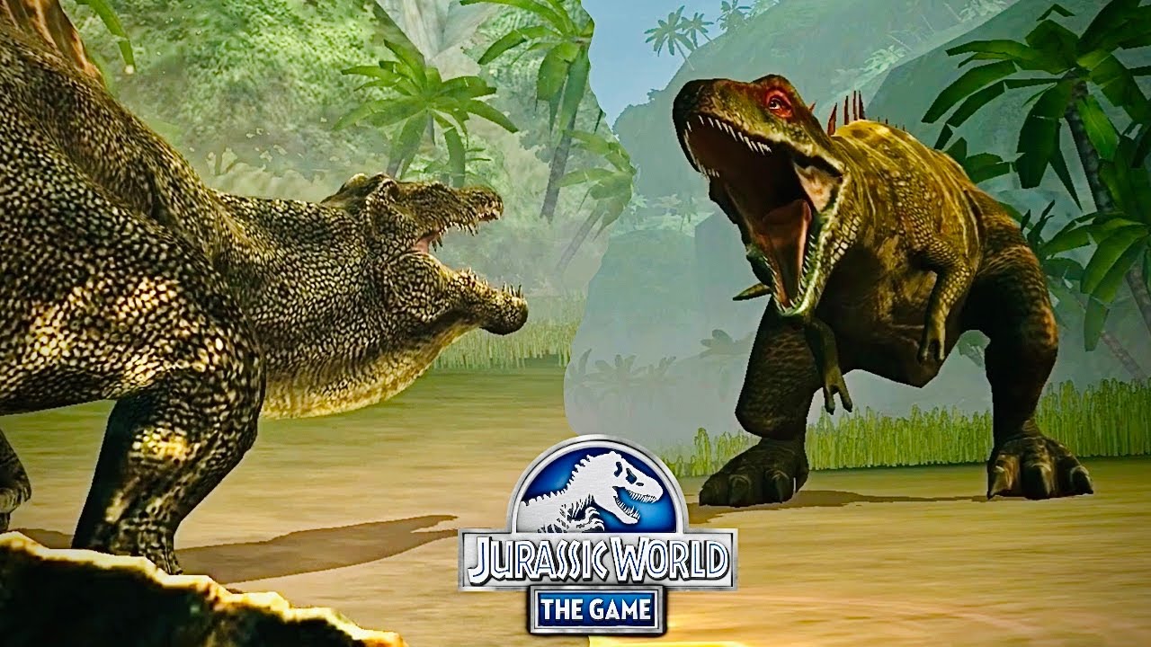 TARBOSAURUS VS SPINORAPTOR REBIRTHS IN JW | BEST BATTLE DINOS