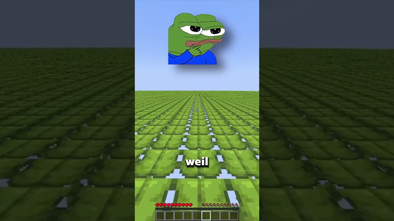 Minecraft, aber der BODEN besteht aus DRIP LEAFS! #minecraft #maikeagle #challenge