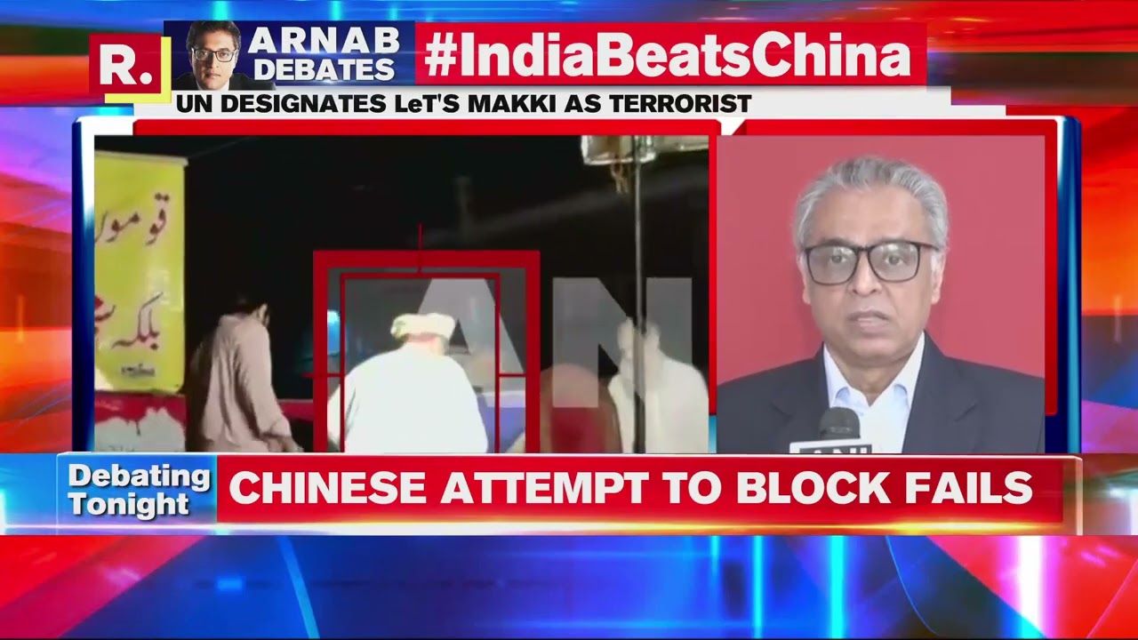 India Puts China In Its Place; Abdul Rehman Makki Designated Global Terrorist By UN | Arnab Debates