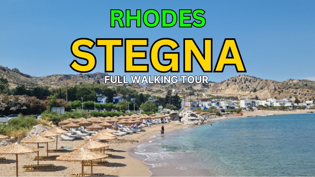 Stegna Village in Rhodes 2024 | Full Walking Tour