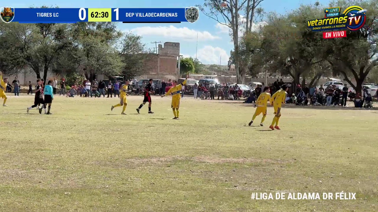 LIGA DE ALDAMA DR FELIX GUTIÉRREZ
TIGRES LC VS DEP VILLA DE CARDENAS 
SEGUNDO TIEMPO 
JORNADA 1