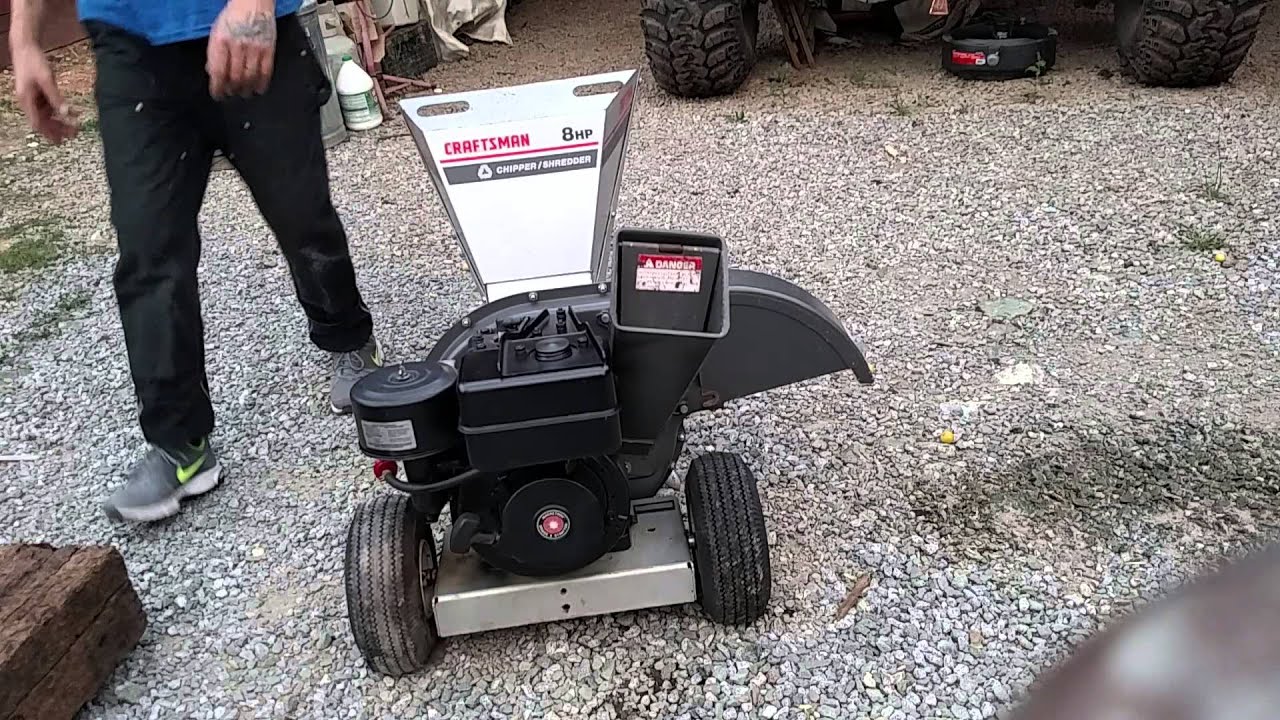 Craftsman 8hp chipper/shredder