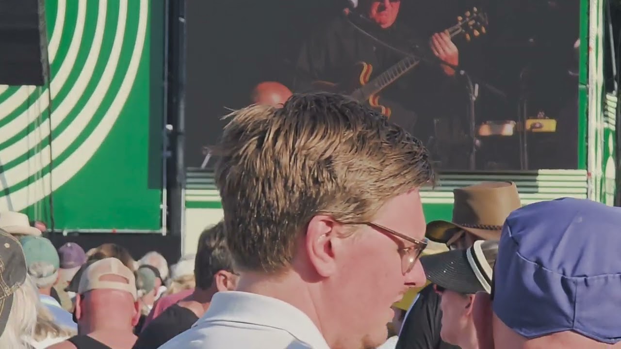 Van Morrison en Neil Young in het Stadspark in Groningen op 1 juli 2025