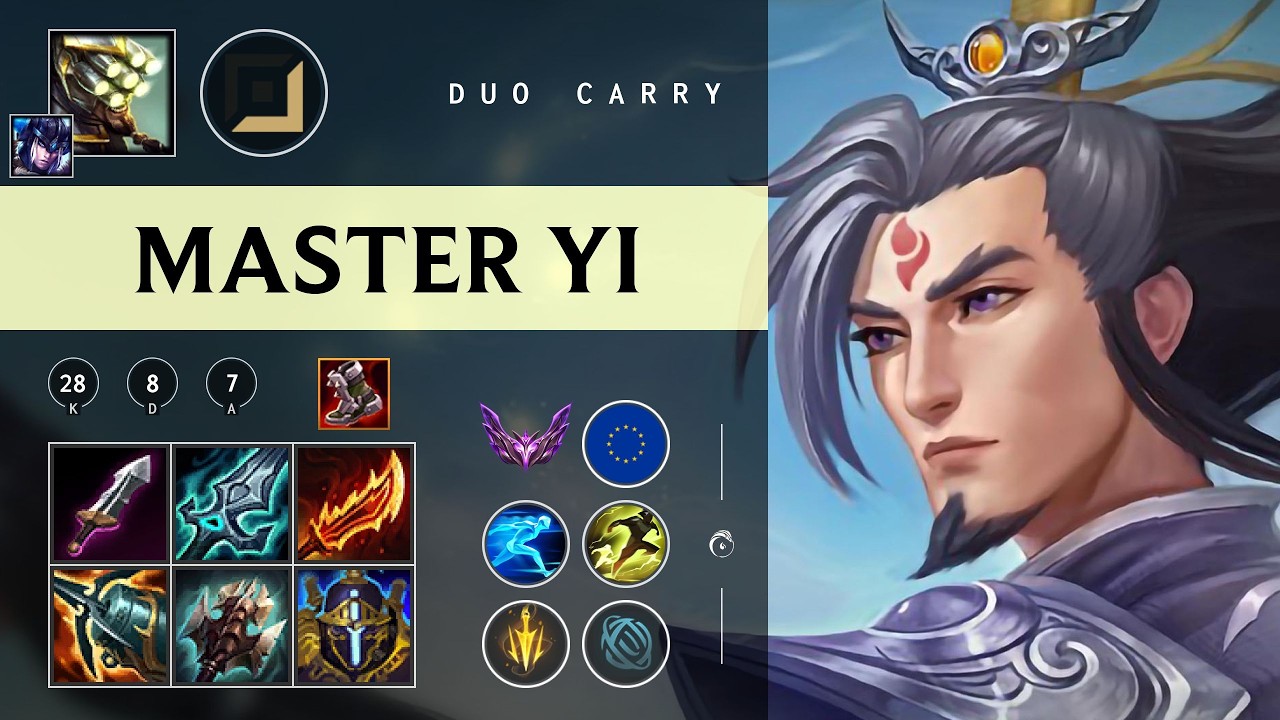 Master Yi ADC vs Ashe - EUW Master Patch 26.05