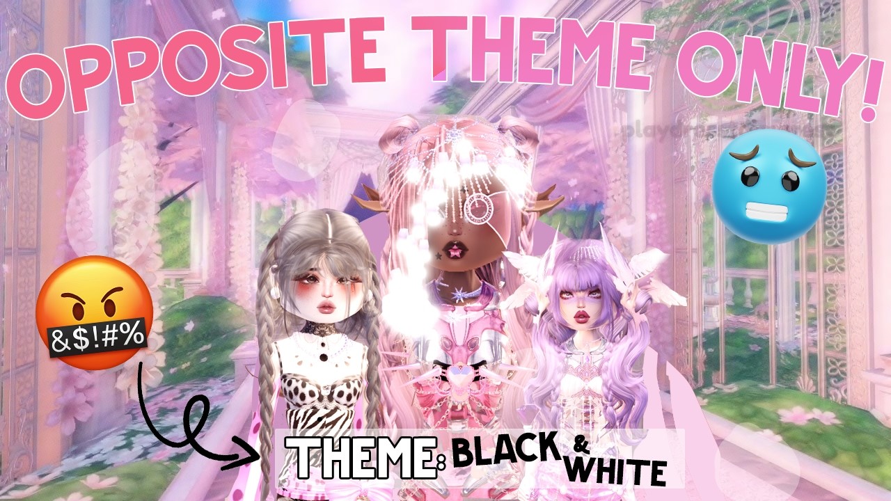 ONLY DOING THE *OPPOSITE THEME* IN DTI!! (Roblox)