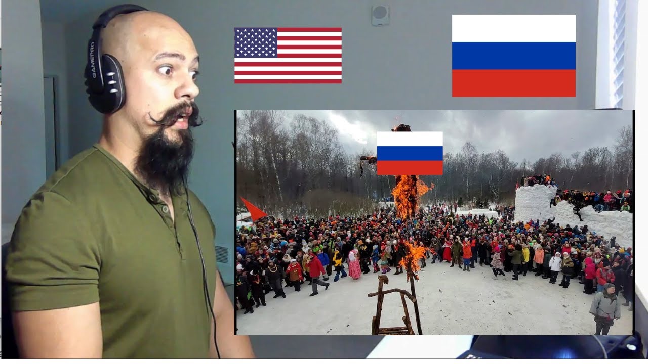 American reacts To Бакшевская Масленица 2023 | Russian maslenitsa
