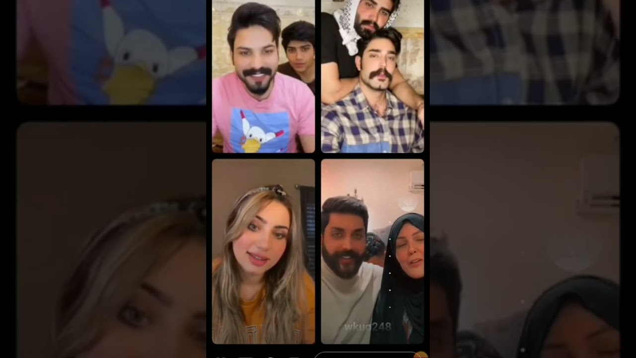 بث بيت رشك ومحمد عادل ومة صالحو بل بث محمد عادل وبسمة بغداد تعال شوفو 😂صار