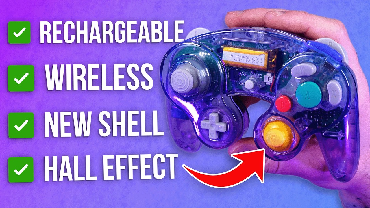 Я создал идеальный контроллер для GameCube!
