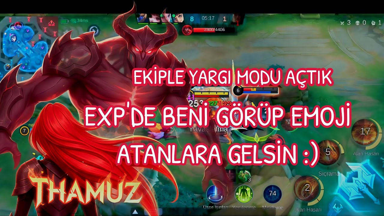 DURDURULAMAZ THAMUZ MOBİLE LEGENDS - CHANGE - HANABİ-XBORG - GROCK 