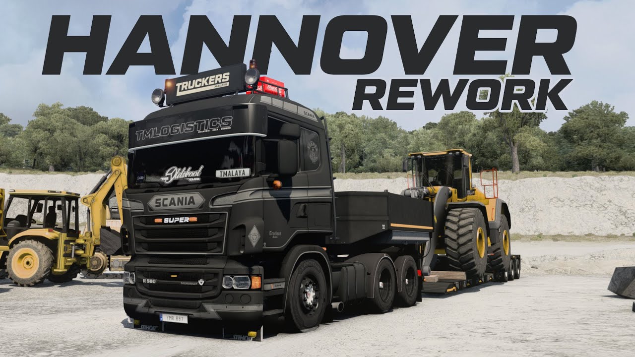 ETS2 1.45 - Hannover Rework Real Driving Old School Scania RJL