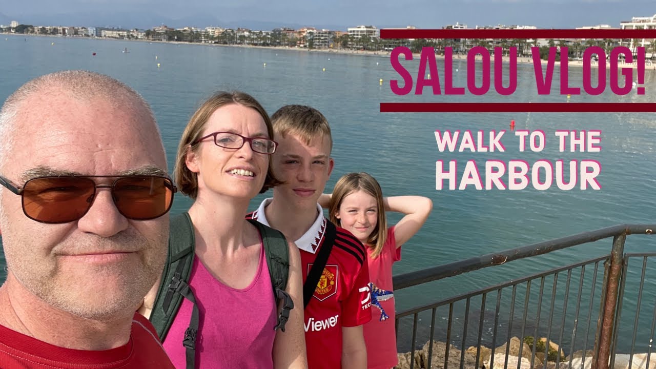 Salou Vlog - Walk to the Harbour #Salou #vlog