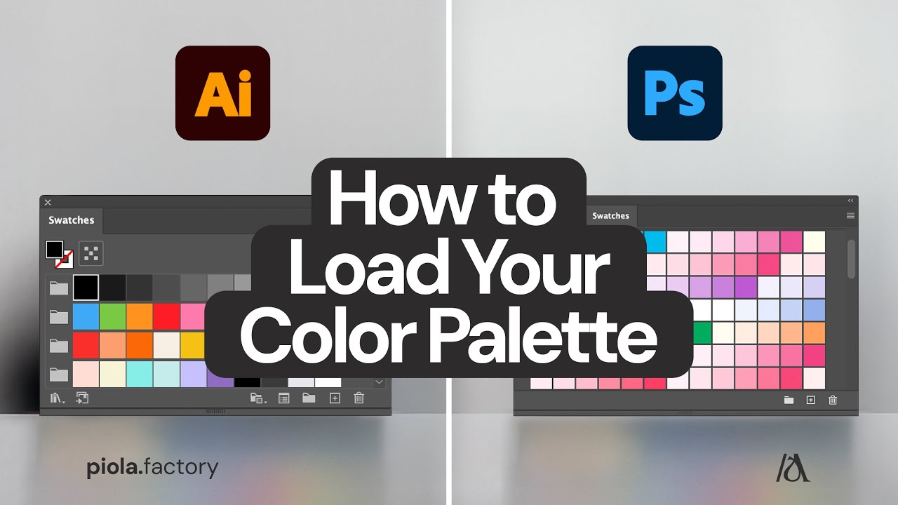 Как загрузить цветовые палитры в Adobe Illustrator (файлы .ASE) и Adobe Photoshop (файлы .ACO)