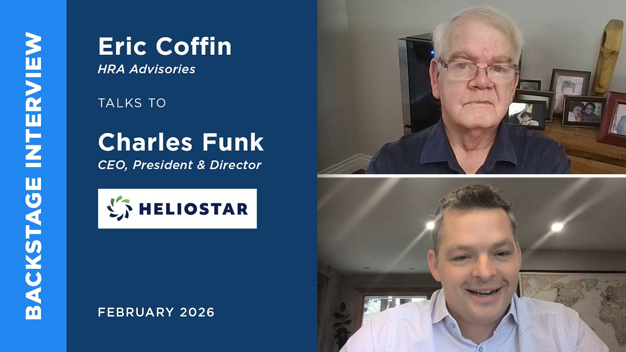 Charles Funk of Heliostar Metals Ltd. talks to Eric Coffin after the Jan 2026 Metals Investor Forum