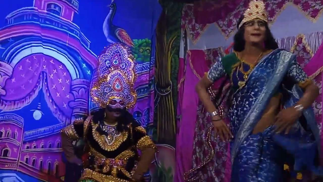 जसपुर गांव रामलीला  रावण दरवार  बेहतरीन प्रदर्शन,