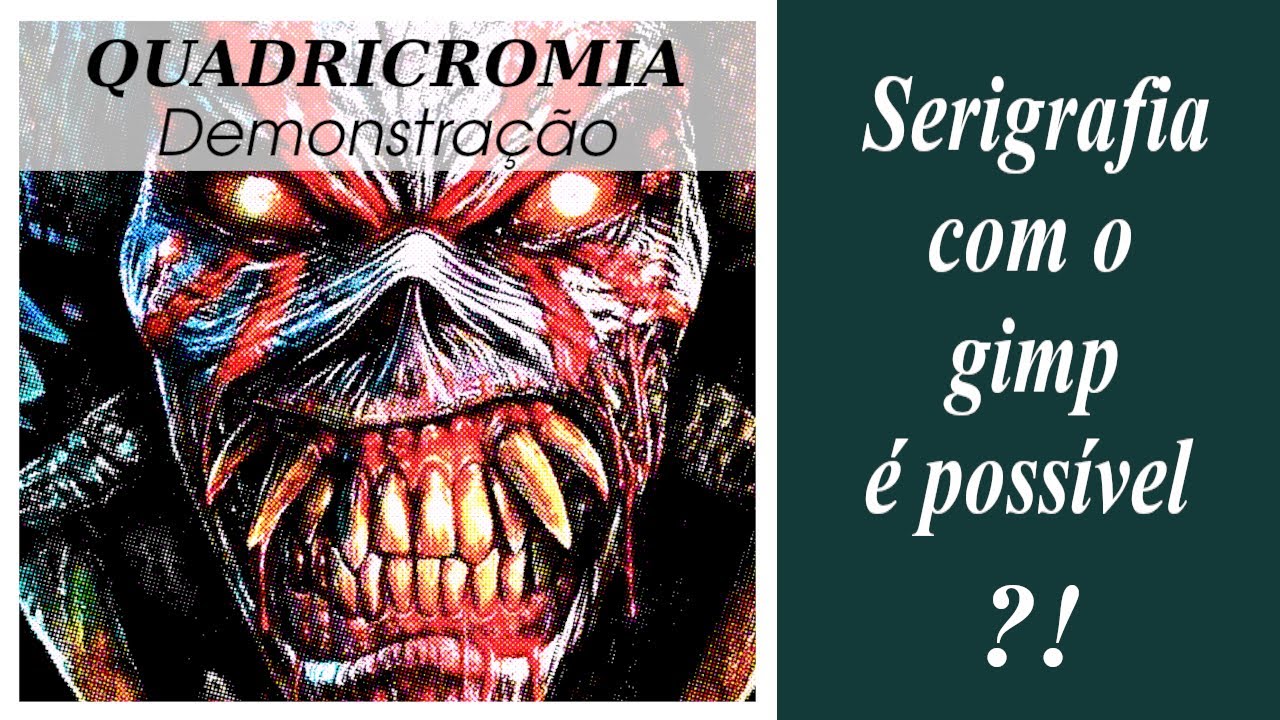 DEMONSTRA&Ccedil;&Atilde;O DE QUADRICROMIA NO GIMP