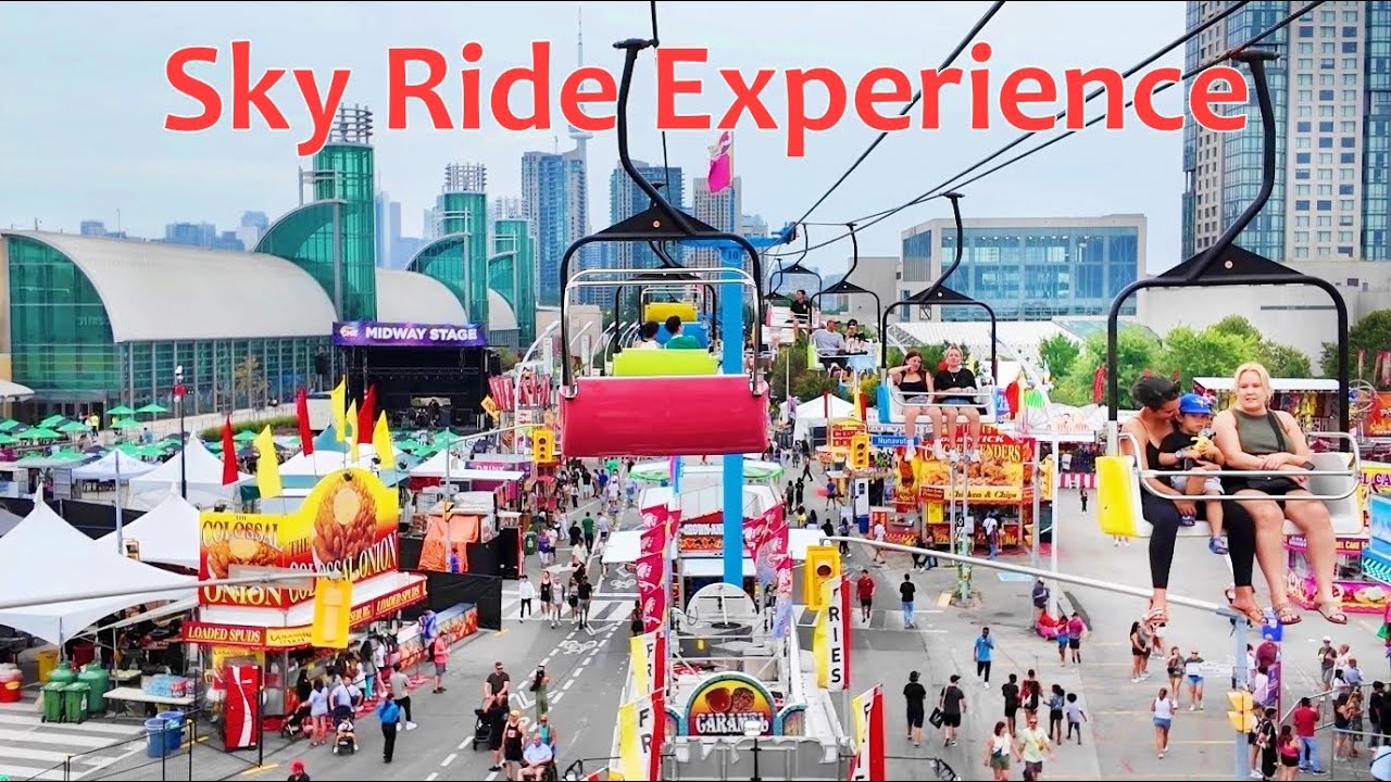 Toronto CNE - Canadian National Exhibition - SKY RIDE Chairlift