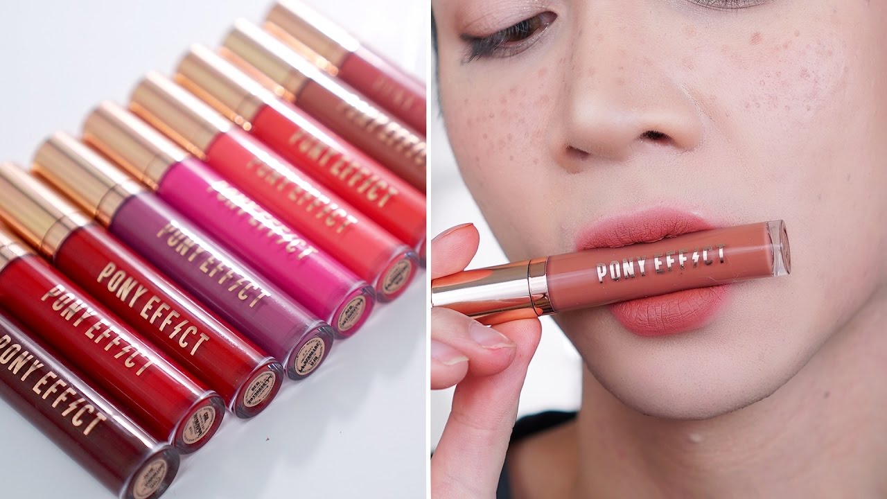 Pony Effect Stayfit Matte Lip Color Review + Swatches - Edward Avila