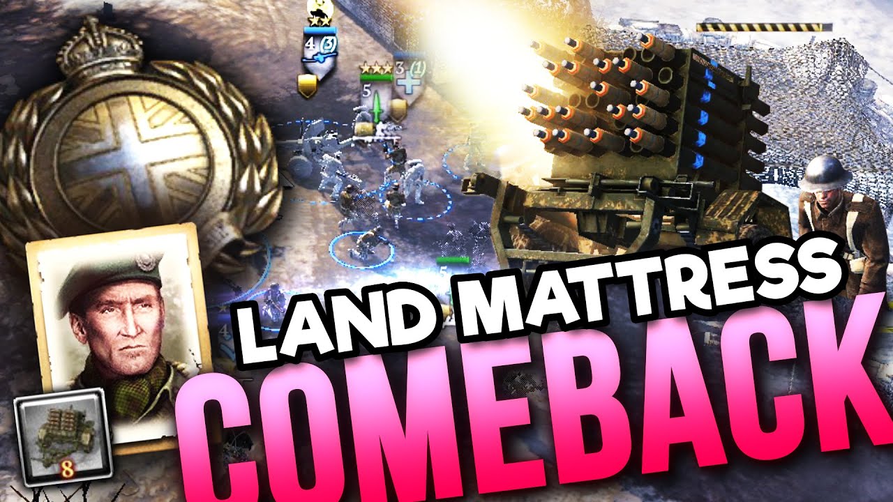 LAND MATTRESS SPAM [4v4] [UKF] [Nordwind] — Full Match of Company of Heroes 2