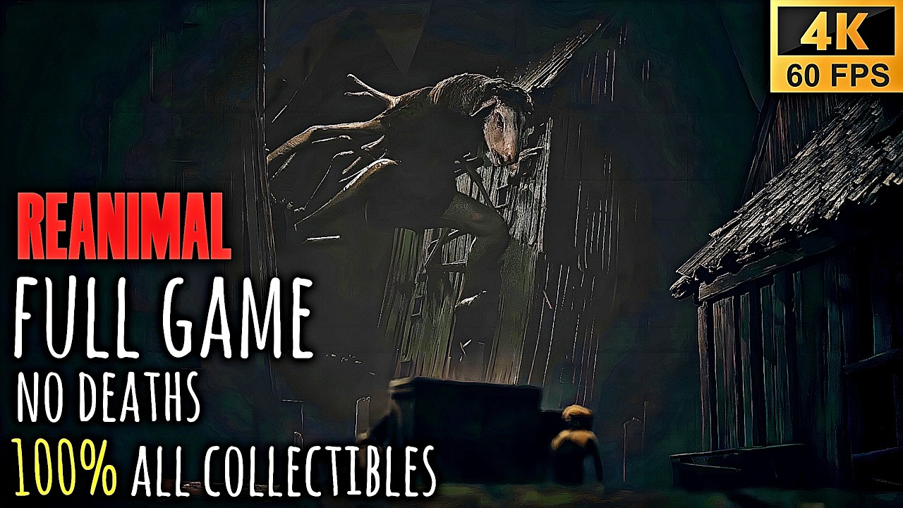 REANIMAL 100% FULL GAME Walkthrough - All Collectibles & SECRET Ending - (NO DEATHS)