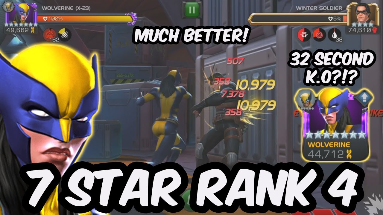 7 Star Rank 4 Buffed Wolverine X23 SURPRISED ME?! ACTUALLY GOOD?!?! - Marvel Contest of Champions