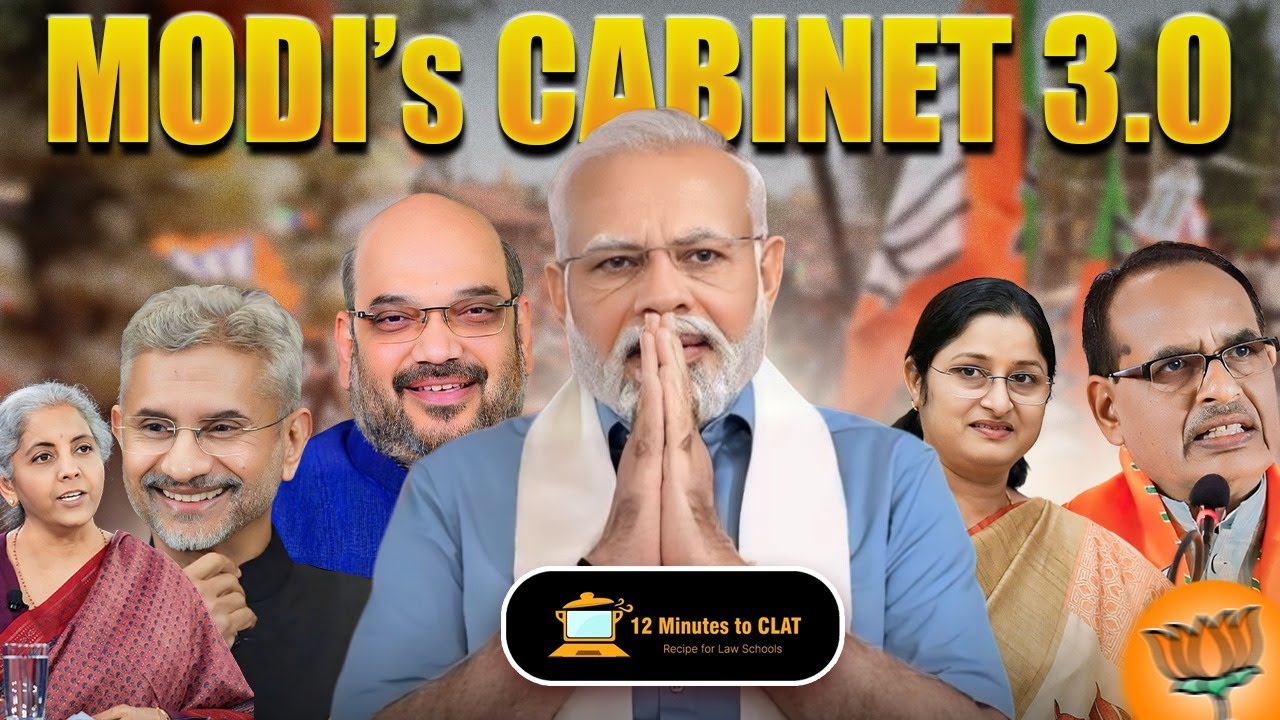 Modi's Cabinet 3.0 I Cabinet Ministers and their Portfolios I NDA Government I Keshav Malpani