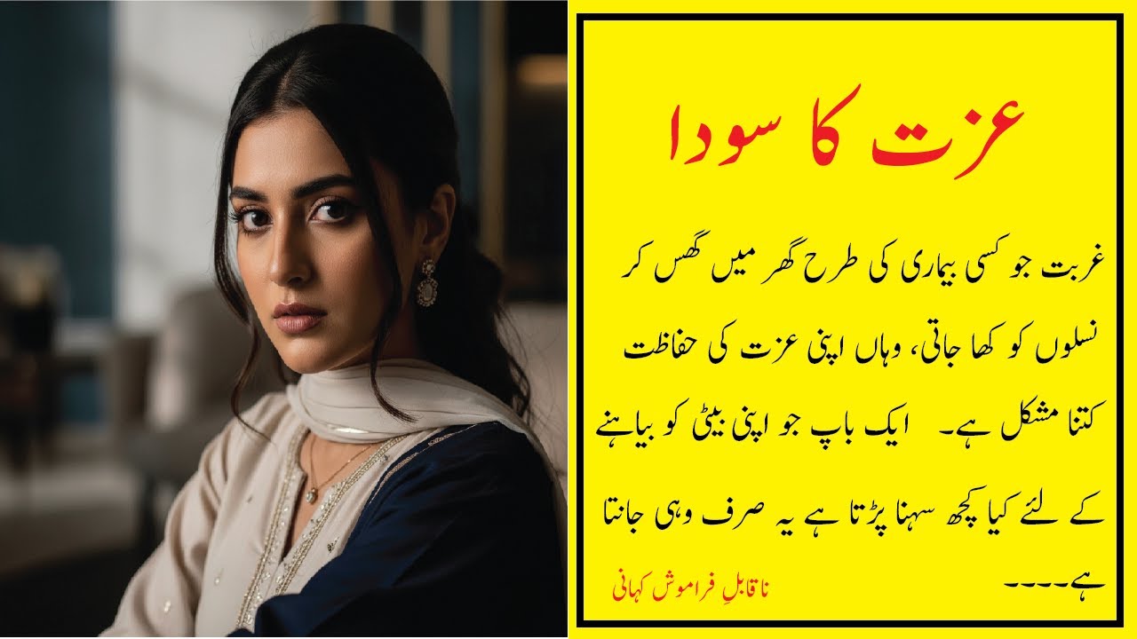 Emotional Urdu Story |عزت کا سودا | Heart Touching Story