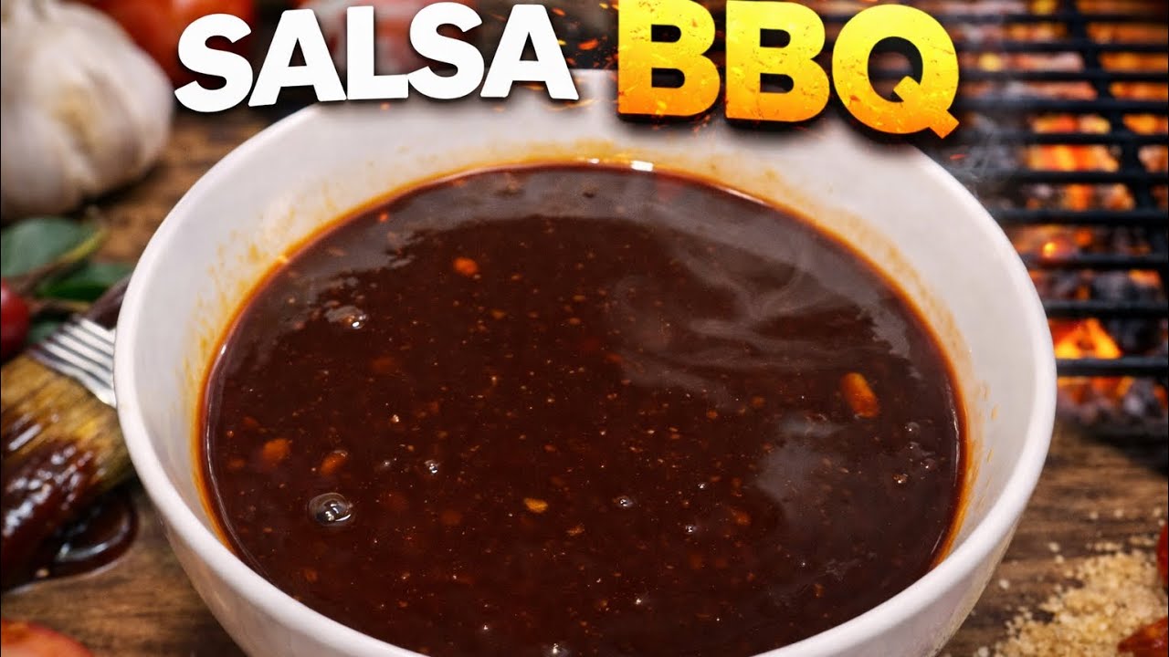 🔥 Salsa BBQ Casera Irresistible | Fácil, Espesa y Llena de Sabor 😋