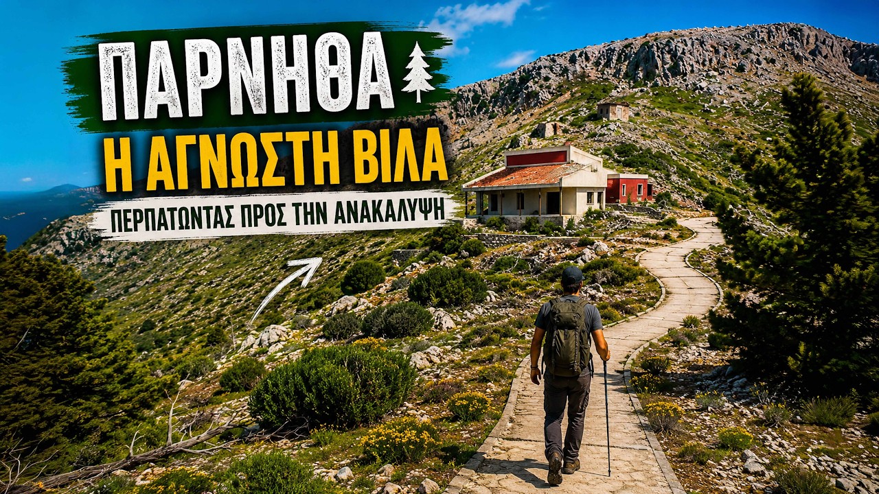 Πάρνηθα.  Η άγνωστη βίλα που συνδέθηκε με το όνομα  του Γεωργίου Παπαδόπουλου .... περπατώντας ⛰