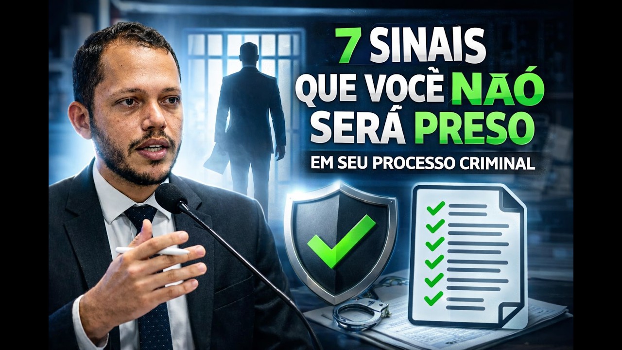 7 sinais de que você NÃO será preso no processo criminal I Penal Explicado